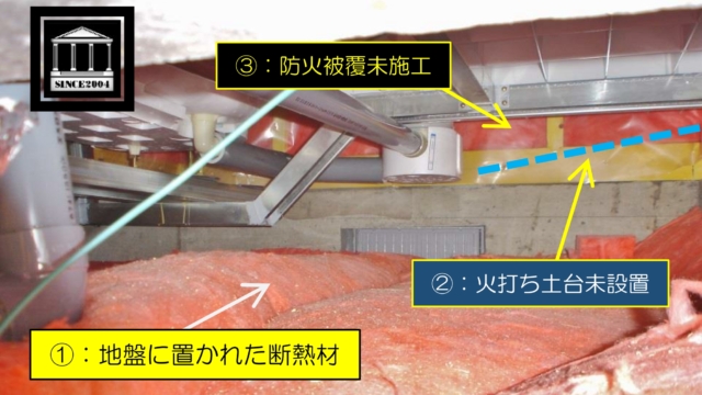 断熱不良　火打ち土台不良　室内防火被覆未施工